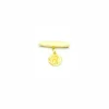 Clearance Alfiler para bebé con medalla ángel yo te cuido oro 18k Más Joyas