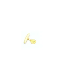 Clearance Alfiler para bebé con medalla ángel yo te cuido oro 18k Más Joyas
