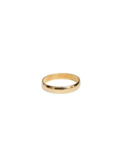 Hot Alianza lisa media caña oro 18k - 3mm Alianzas De Oro