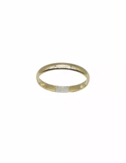Store Anillo alianza lisa media caña oro 18k - 3mm Alianzas De Oro|Anillos De Oro