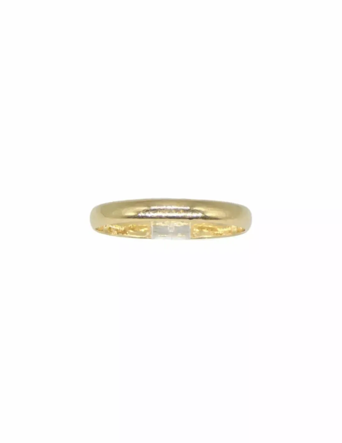 Store Anillo alianza lisa media caña oro 18k - 3mm Alianzas De Oro|Anillos De Oro