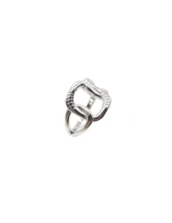 Discount Anillo ancho eslabones plata 925 rodio Anillos De Plata|Anillos
