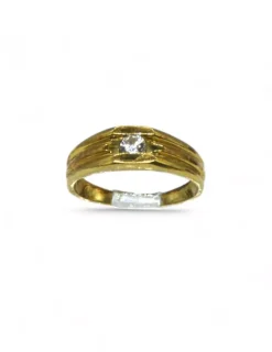 Best Sale Anillo bebe con circonita oro 18k - T.1 Anillos De Oro|Anillos