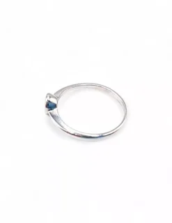 Clearance Anillo chatón circonita oro blanco 18k - T.10 Anillos De Oro Blanco|Anillos De Oro