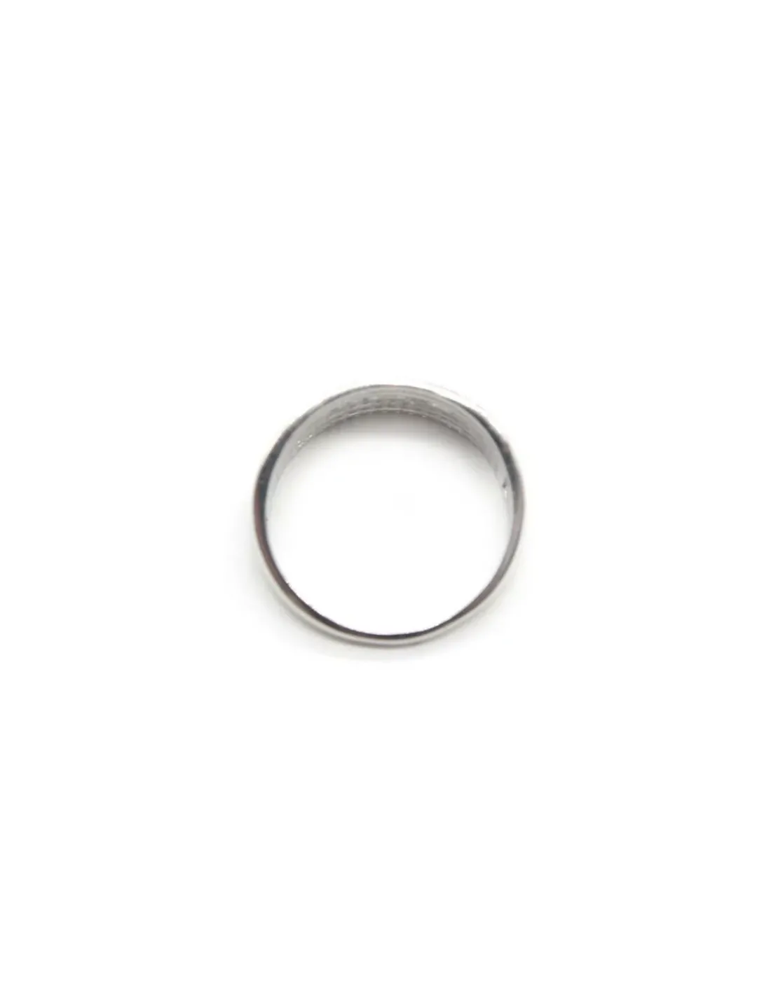 Clearance Anillo cinco bandas lisas y circonitas Plata de Ley Anillos De Plata|Anillos