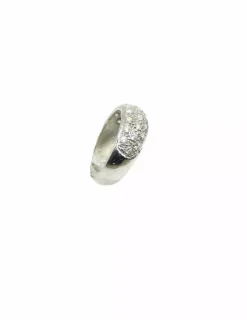 Fashion Anillo circonitas oro blanco 18k - T.11 Anillos De Oro Blanco|Anillos