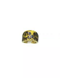 Sale Anillo esmaltado leopardo oro 18k - T.11 Anillos De Oro|Anillos