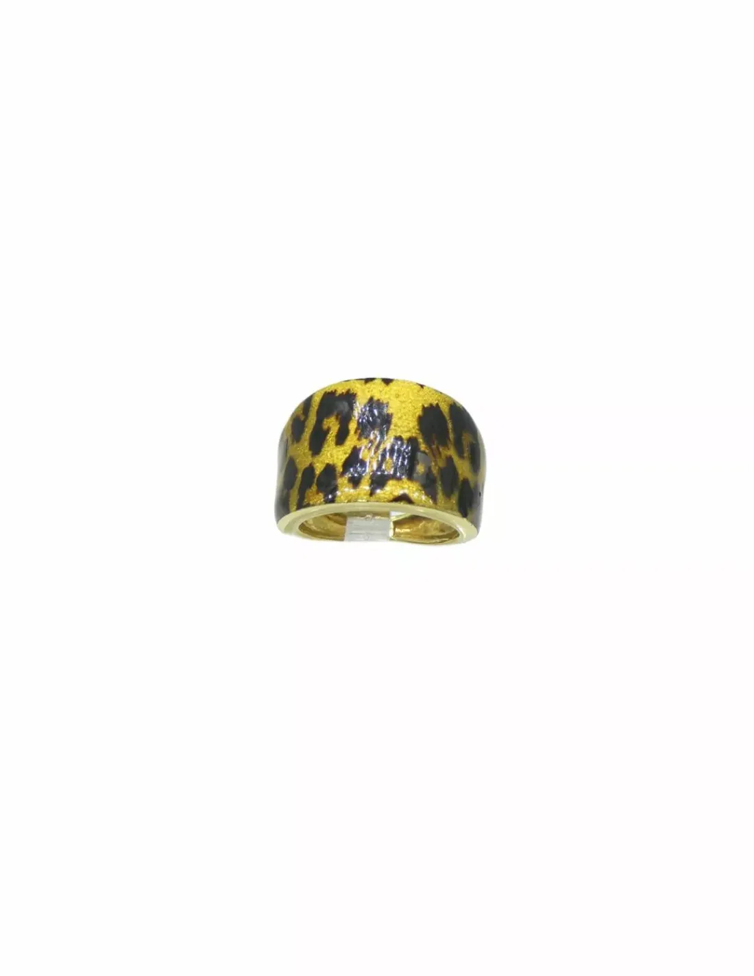 Sale Anillo esmaltado leopardo oro 18k - T.11 Anillos De Oro|Anillos