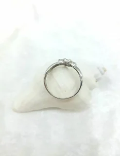 Sale Anillo flor rosa oro 18k - T.15 Anillos De Oro Blanco|Anillos De Oro