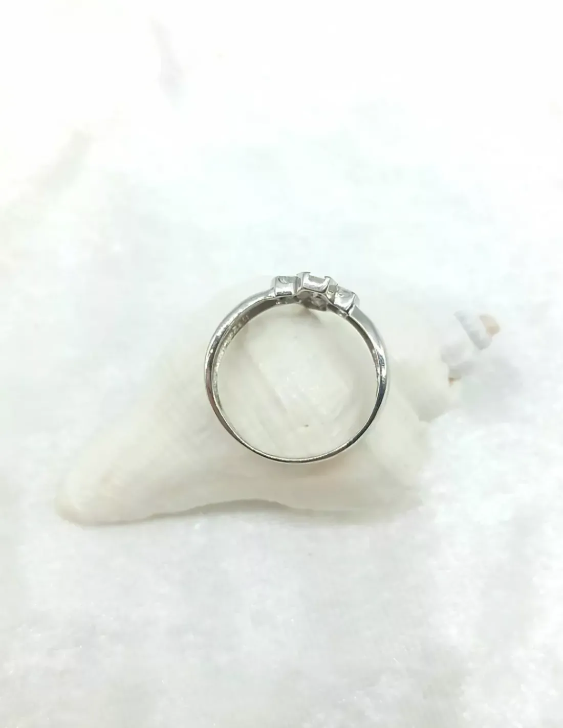 Sale Anillo flor rosa oro 18k - T.15 Anillos De Oro Blanco|Anillos De Oro