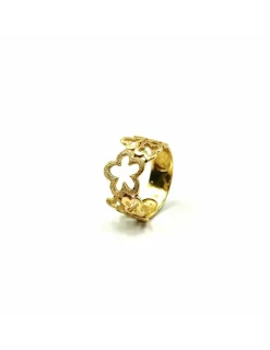 Hot Anillo flores caladas 18k - T.16 Anillos De Oro|Anillos