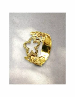 Hot Anillo flores caladas 18k - T.16 Anillos De Oro|Anillos