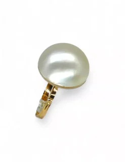 Fashion Anillo perla oro 18k - T.21 Anillos De Oro|Anillos