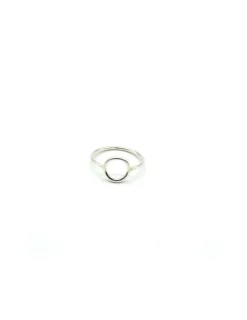 Best Anillo plata con círculo pulido Anillos De Plata|Anillos