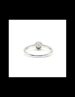 Online Anillo plata solitario chatón con circonitas alrededor - T.13 Anillos De Plata|Anillos