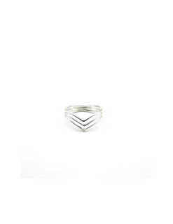 Sale Anillo plata triple en pico Anillos De Plata|Anillos