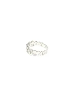 Best Sale Anillo plata zigzag circonitas y liso Anillos De Plata|Anillos