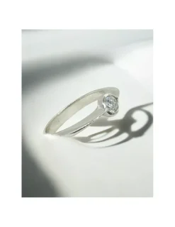 Outlet Anillo PLATINO chatón brillante 0.30ct - T.13 Platino|Anillos Con Brillantes