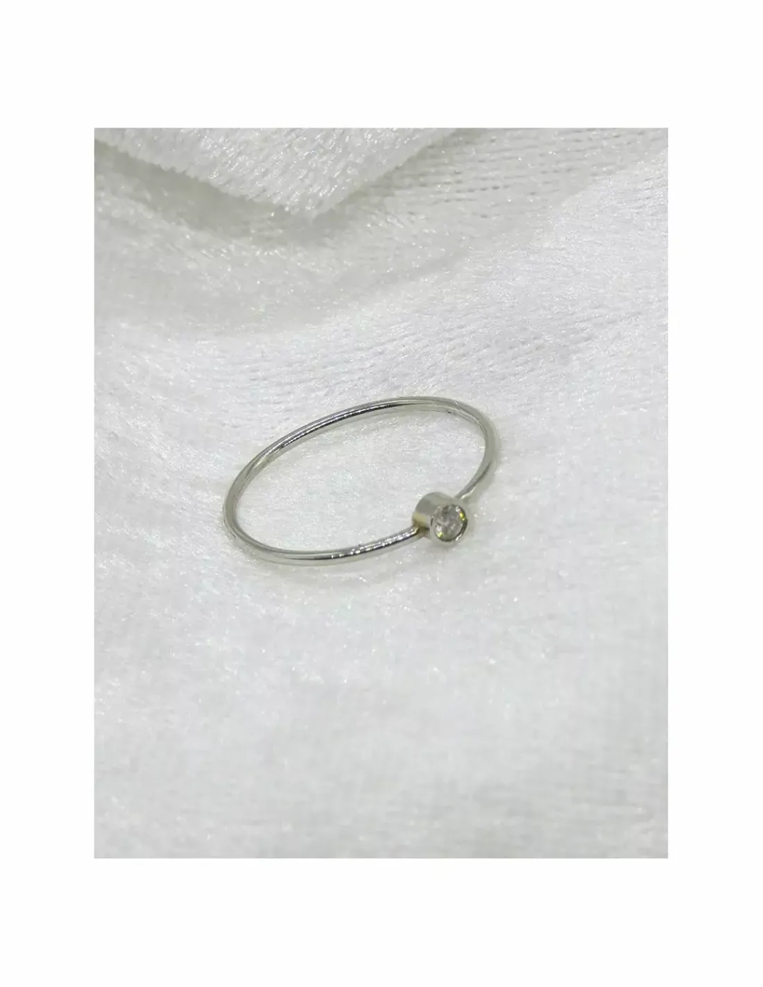 New Anillo platino y diamante 0.04ct - T.13 Platino|Anillos Con Brillantes