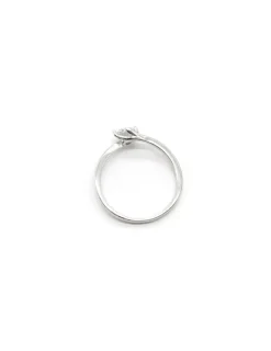 Discount Anillo solitario circonita 4 mm 4 garras ladeadas Plata de Ley Anillos De Plata|Anillos