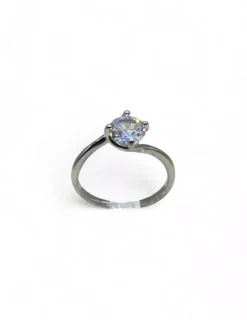 Online Anillo solitario circonita 7mm plata 925 rodio Anillos De Plata|Anillos