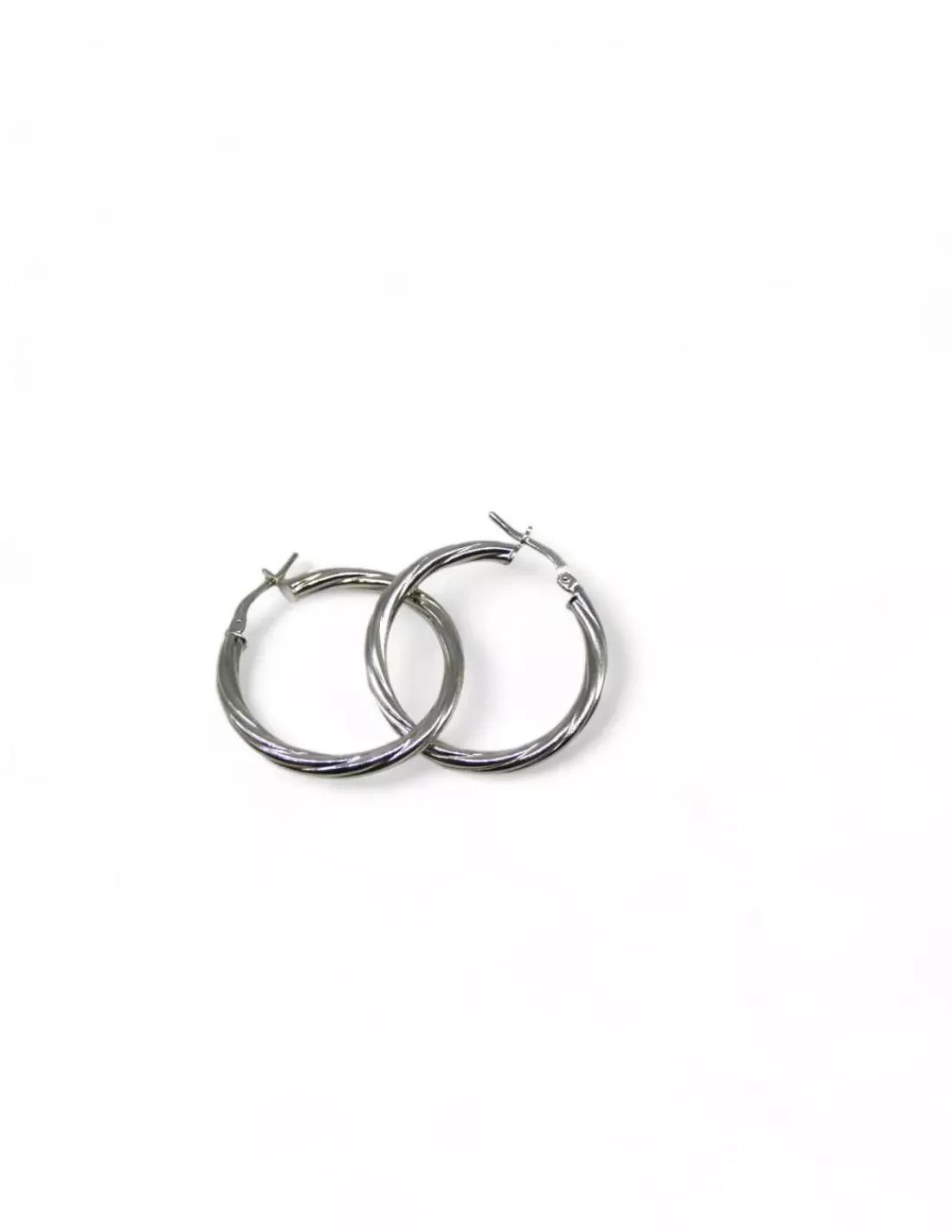 Hot Aro tubo rizado 3x25mm plata 925 Aros De Plata|Aros De Oro