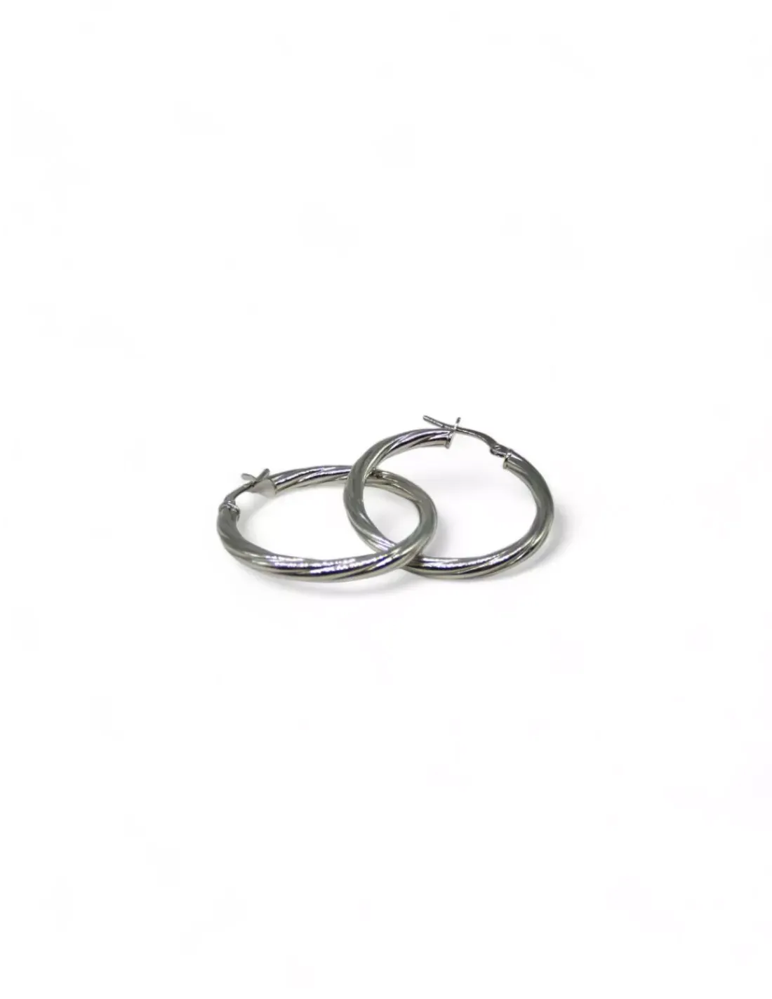 Hot Aro tubo rizado 3x25mm plata 925 Aros De Plata|Aros De Oro
