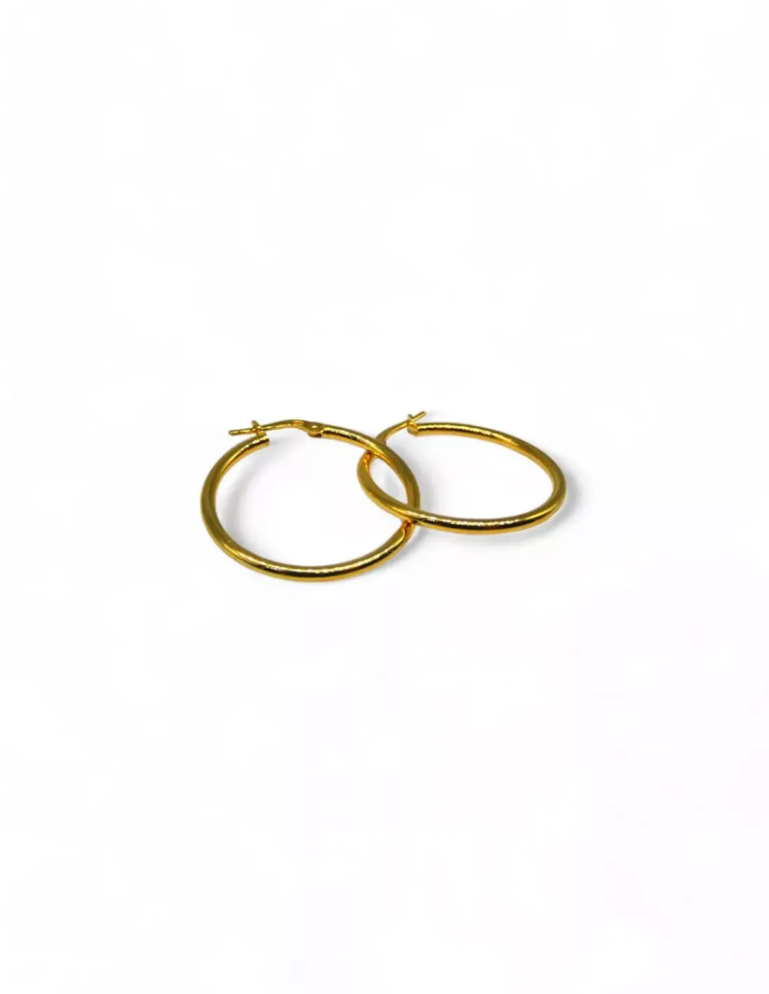 Online Aro tubo 2x29mm plata 925 chapada oro Aros De Plata