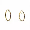 New Aros piedras multicolor oro 18k Aros De Oro