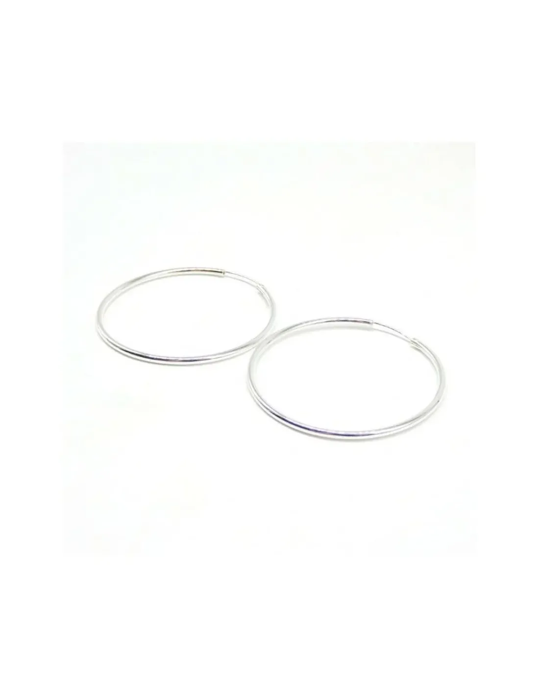 Online Aros plata de Ley - 50 x 2mm Aros De Plata