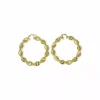 Store Aros retorcidos oro 18k Aros De Oro|Pendientes De Oro