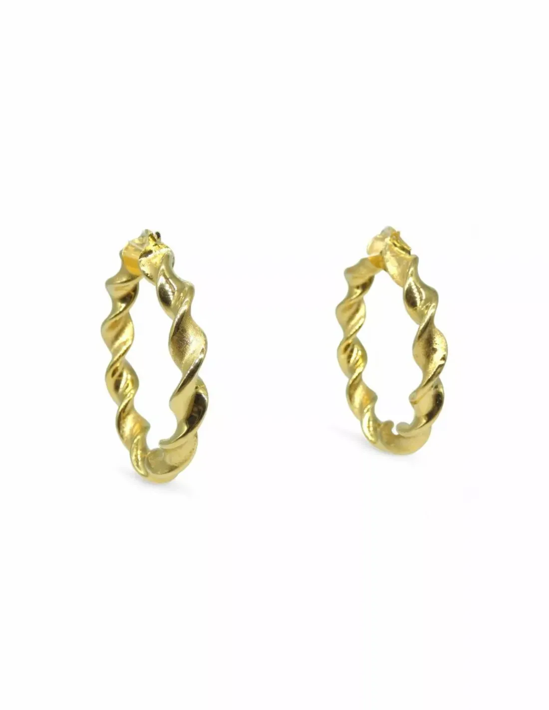 Store Aros retorcidos oro 18k Aros De Oro|Pendientes De Oro
