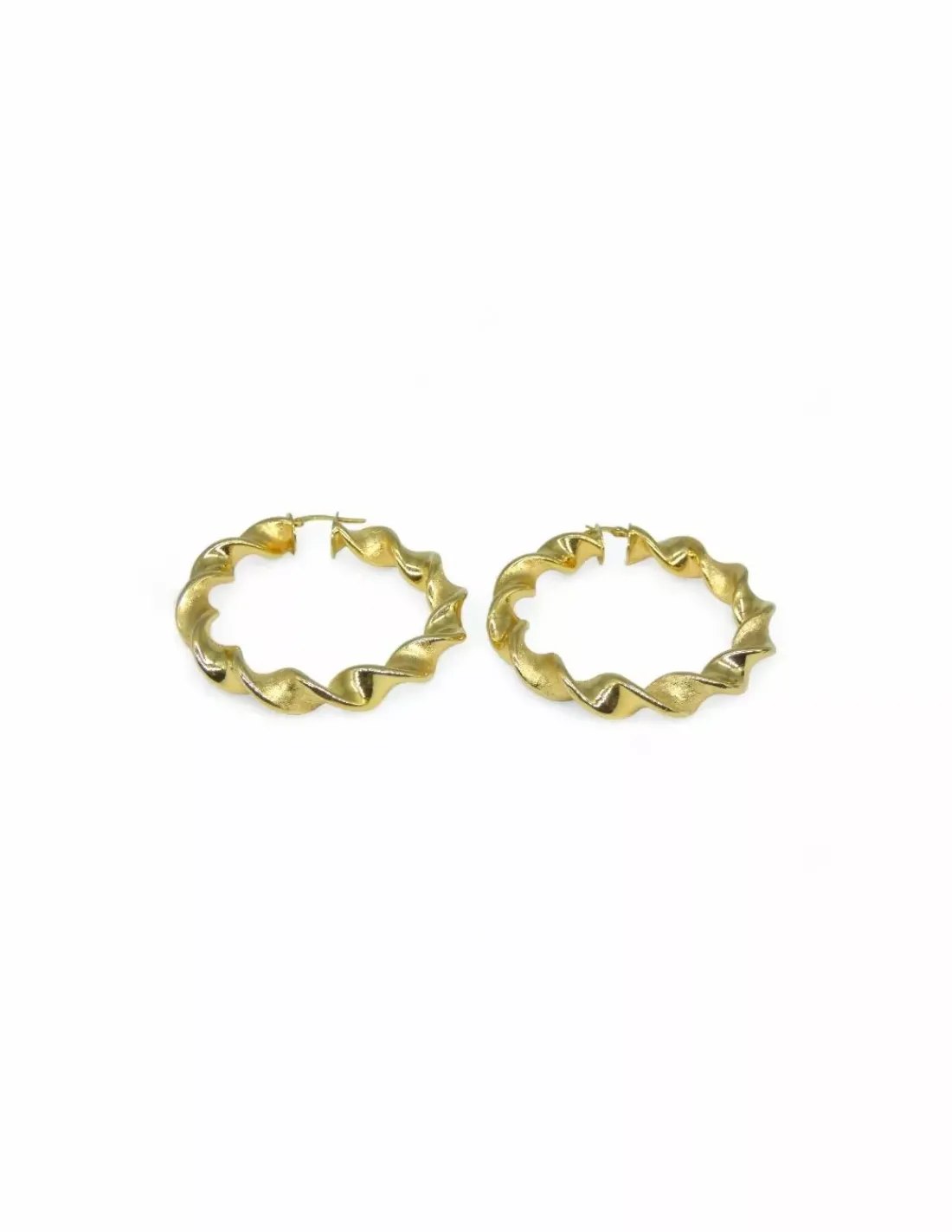Store Aros retorcidos oro 18k Aros De Oro|Pendientes De Oro