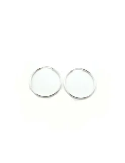 Cheap Aros tubo plata 28x2 mm Aros De Plata