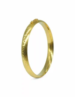 Shop Caña labrada oro 18k - 6.2cm Cañas|Pulseras De Plata