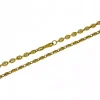 Shop Cadena calabrote pequeño oro 18k - 64x0.4cm Cadenas De Oro