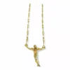 Cheap Cadena de clavos con Cristo Dalí oro 18k - 48cm Cadenas De Oro|Colgante De Cristo