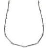 Hot Cadena eslabón alargado oro blanco 18k - 45cm Cadenas De Oro