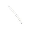 Best Sale Cadena forzada bolas - 45 cm - 3 mm Gargantillas De Plata