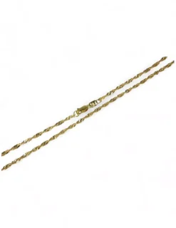 New Cadena Singapur oro 18k - 45cm - 4,3gr Cadenas De Oro