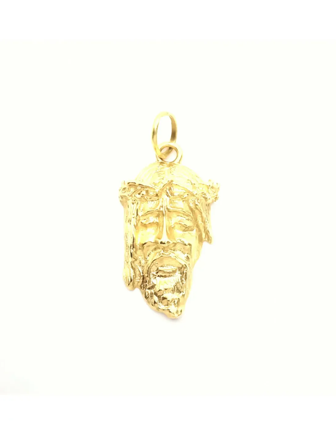 Clearance Colgante Cabeza Cristo Oro 18k - 4.20 gr Medalla De Cristo|Colgante De Cristo
