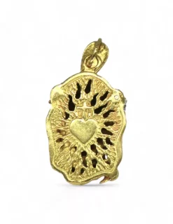 Sale Colgante cabeza Cristo oro bicolor 18k Medalla De Cristo|Colgante De Cristo