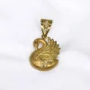 Sale Colgante cisne mate brillo y circonitas oro 18k Colgante De Animales