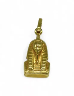 Flash Sale Colgante faraón oro 18k Colgante De Oro Grabado