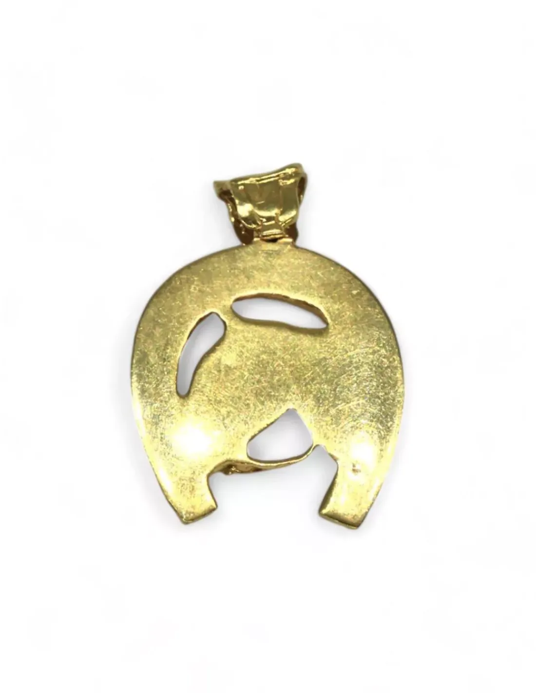 Discount Colgante herradura silueta caballo oro 18k Colgante De Animales