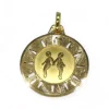 Fashion Colgante horóscopo Géminis oro 18k Colgante De Horóscopo