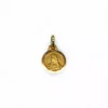 Cheap Colgante medalla escapulario lenteja oro 18k - 0,8cm Medalla De La Virgen|Medalla De Cristo