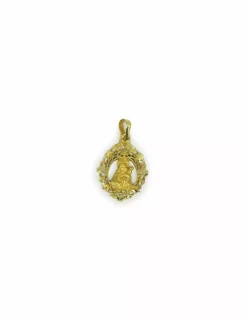 Discount Colgante medalla Virgen calada oro 18k Medalla De La Virgen|Colgante Con La Virgen