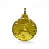New Colgante medalla virgen de las Angustias oro 18k Medalla De La Virgen|Colgante Con La Virgen