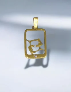 Flash Sale Colgante Piscis con diamante oro 18k Colgantes Con Brillantes|Colgante De Horóscopo